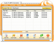 Audio To MP3 Converter screenshot